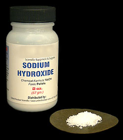  Sodium hydroxide testing